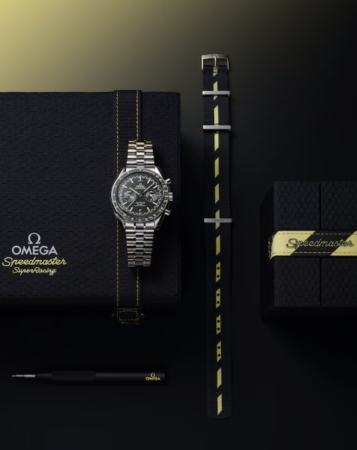 44MM SS SPEEDMASTER SUPER RACING BLACK DIAL