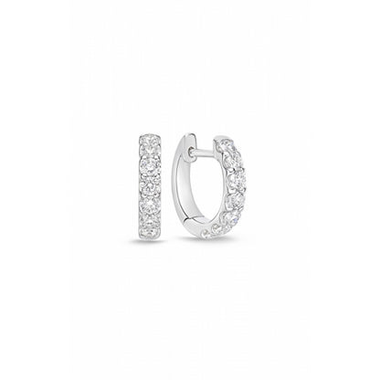 18KW DIAMOND HUGGIES EARRINGS