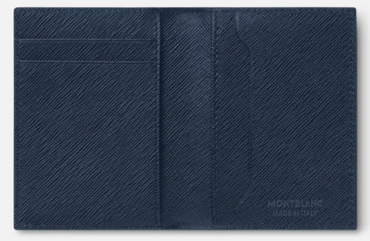 SARTORIAL CARD HOLDER 4CC BLUE