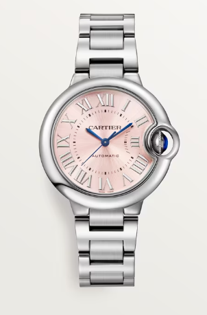 33MM SS BALLON BLEU DE CARTIER PINK DIAL