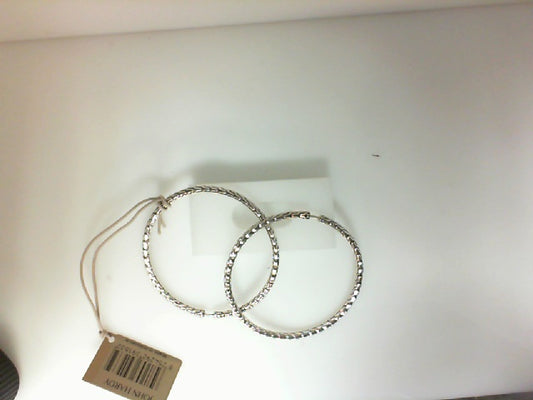 SS CLASSIC HOOP EARRS 45MM
