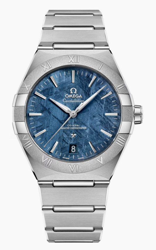 41MM SS CONSTELLATION BLUE IRON METEORITE DIAL