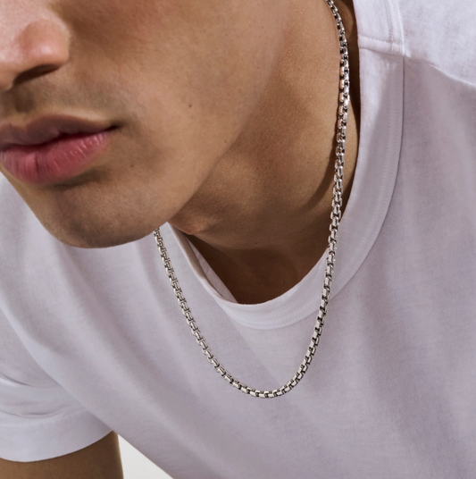 SS 4.8MM BOX CHAIN NECK