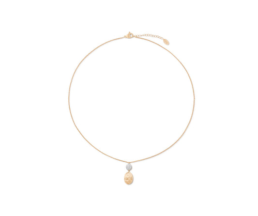 18KT GOLD NECKLACE W/0.10 CTW CB1690-B
