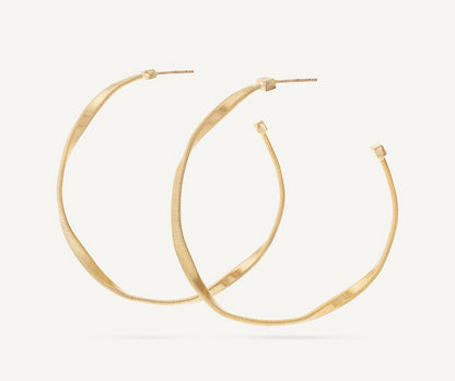 18KY MARRAKECH TWIST HOOP EARRS