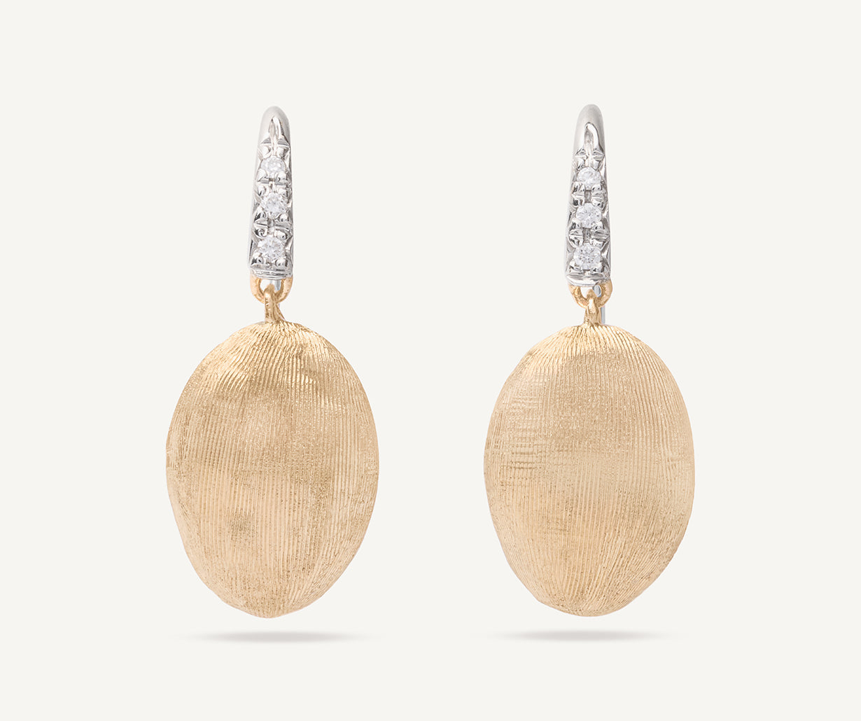 MARCO BICEGO 18KWY SIVIGLIA DROP EARRINGS WITH DIAMONDS