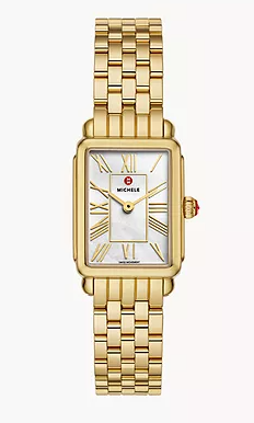 DECO PARK 18K GOLD-PLATED WATCH