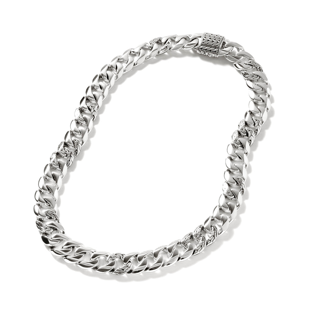 SS 14MM CLASSIC CURB CHAIN NECKLACE