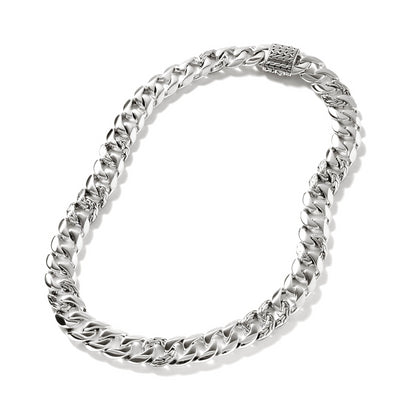 SS 14MM CLASSIC CURB CHAIN NECKLACE