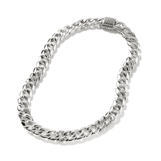 SS 14MM CLASSIC CURB CHAIN NECKLACE