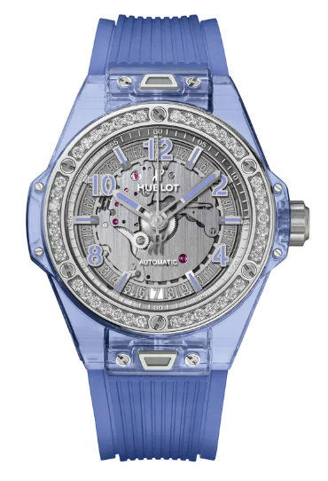 39MM BIG BANG ONE CLICK BLUE SAPPHIRE DIAMOND