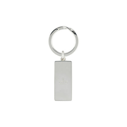 SS TRADEMARK KEYRING WITH ROSSO ANCORA ENAMEL