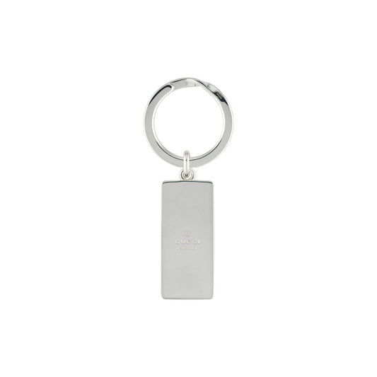 SS TRADEMARK KEYRING WITH ROSSO ANCORA ENAMEL