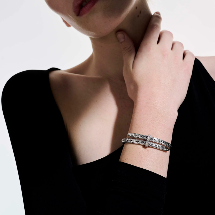 SS SPEAR FLEX DIAMOND BYPASS CUFF