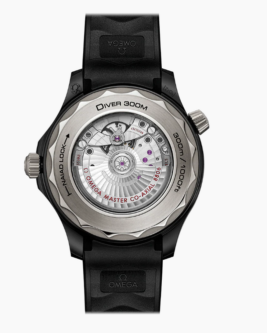 43.5MM CERAMIC/TITANIUM SEAMASTER DIVER 300M BLACK DIAL