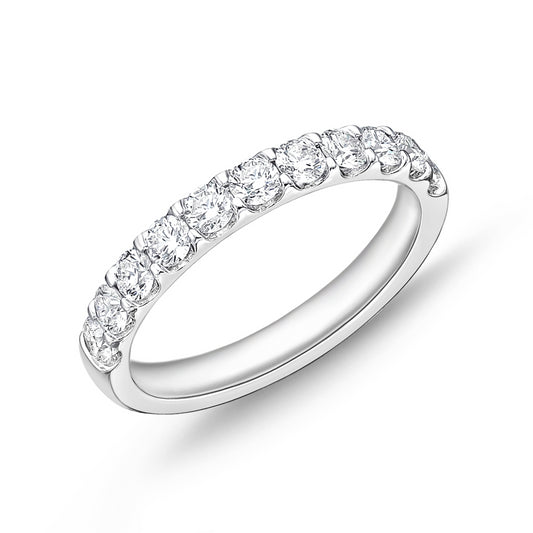 ODESSA PLATINUM DIAMOND HALFWAY BAND. 1/24/24 RTV RA# MON-002855 FEDEX# 270177013495