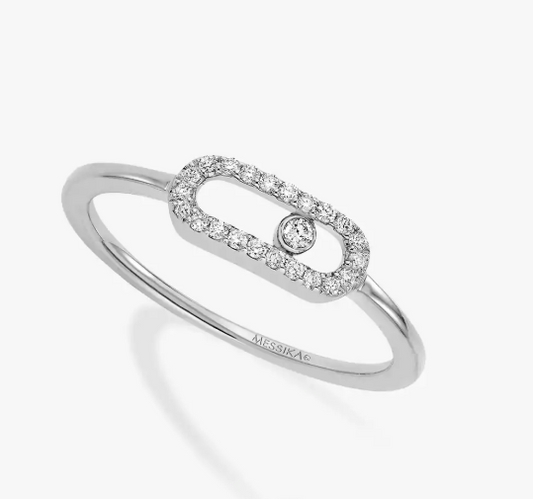 18KW MOVE UNO DIAMOND RING