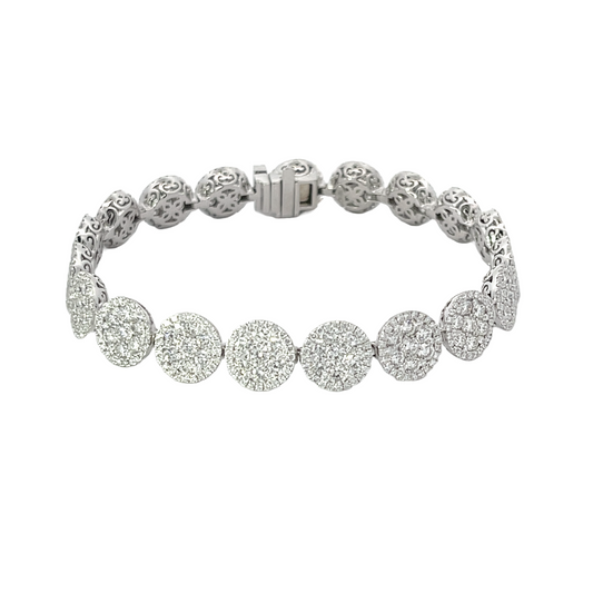 18KW DIAMOND FASHION BRACELET