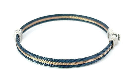 BLUE/CARN CABLE BRAC W/SQ DIA STAT
