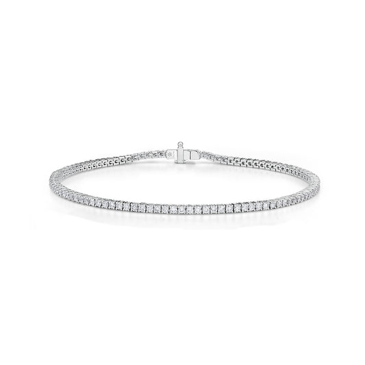 MEMOIRE 18KW DIAMOND TENNIS BRACELET