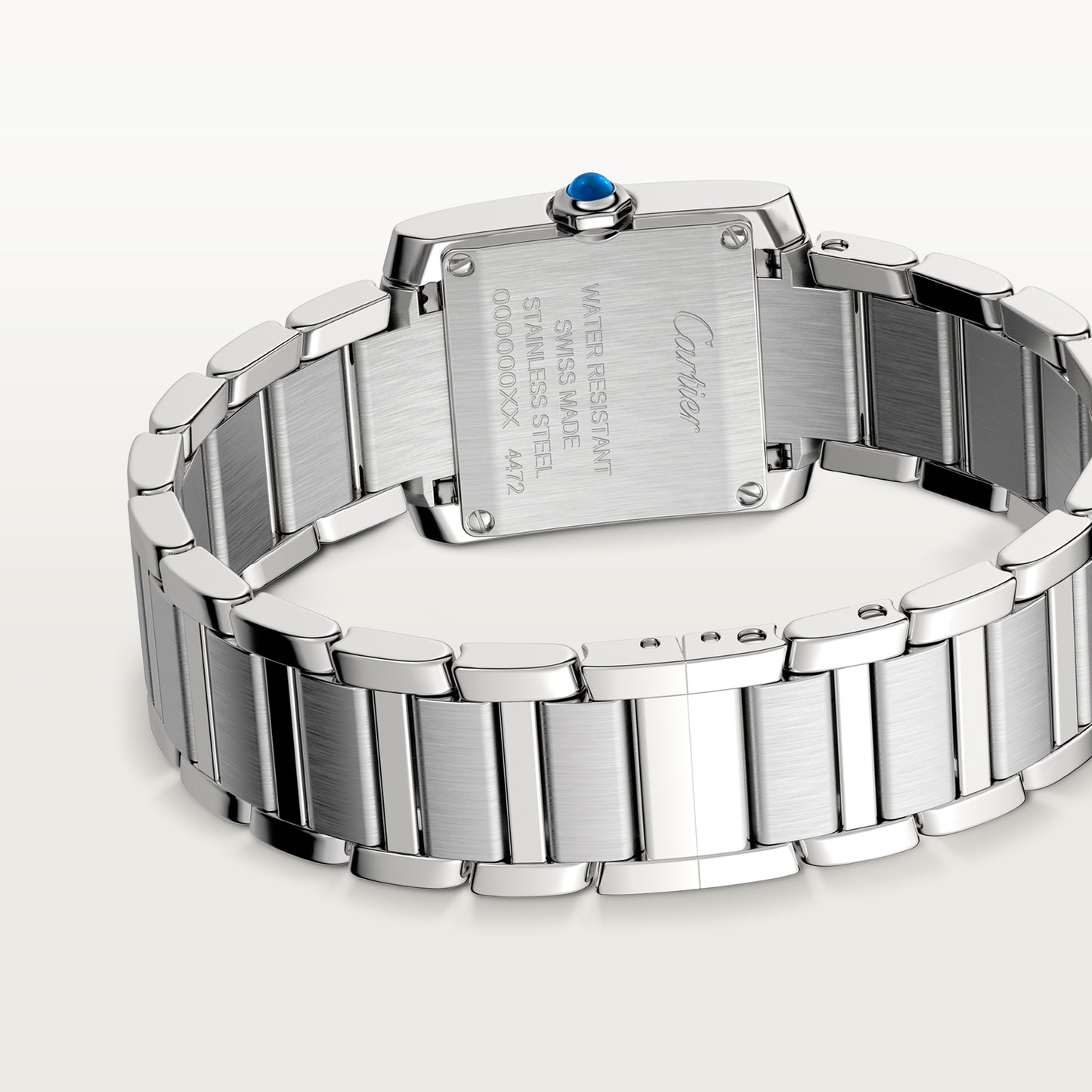 25.7MM TANK FRANSAISE SMALL MODEL SS DIA PAVE BEZEL QUARTZ