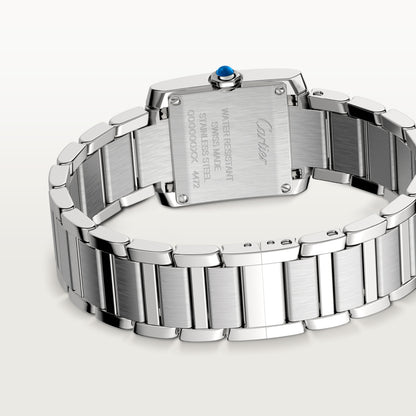 25.7MM TANK FRANSAISE SMALL MODEL SS DIA PAVE BEZEL QUARTZ