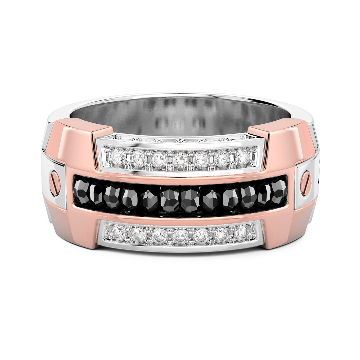 ZANCAN 18RW DIAMOND MENS RING