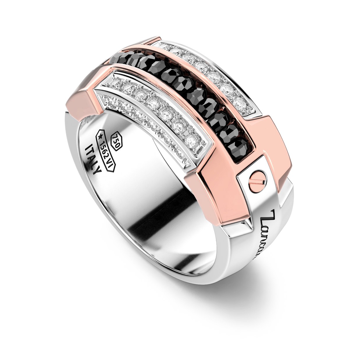 ZANCAN 18RW DIAMOND MENS RING