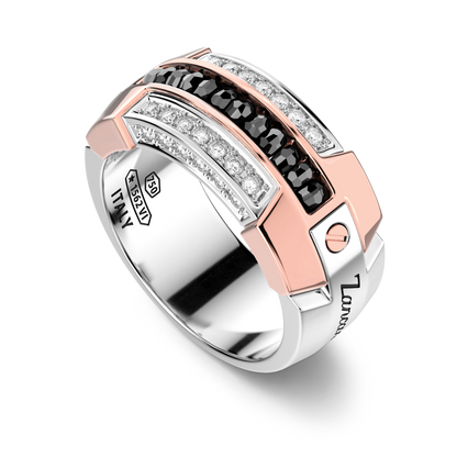 ZANCAN 18RW DIAMOND MENS RING