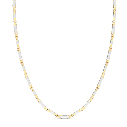 ZANCAN 18KYW MENS LINK NECKLACE