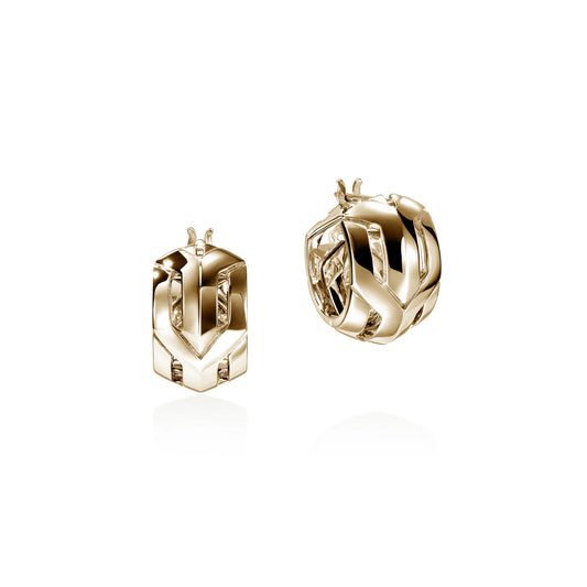 14KY ICON 50 ANNIV HOOP EARRINGS