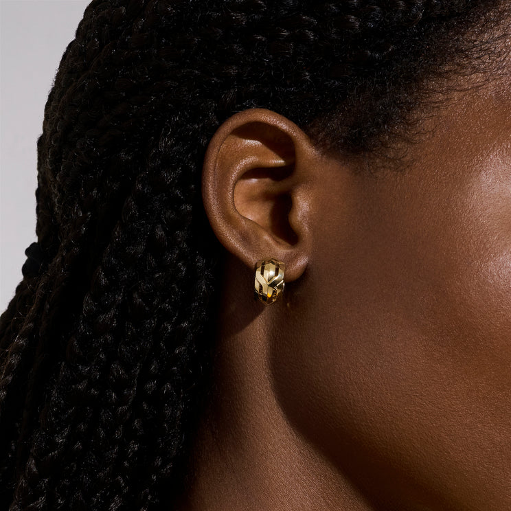 14KY ICON 50 ANNIV HOOP EARRINGS