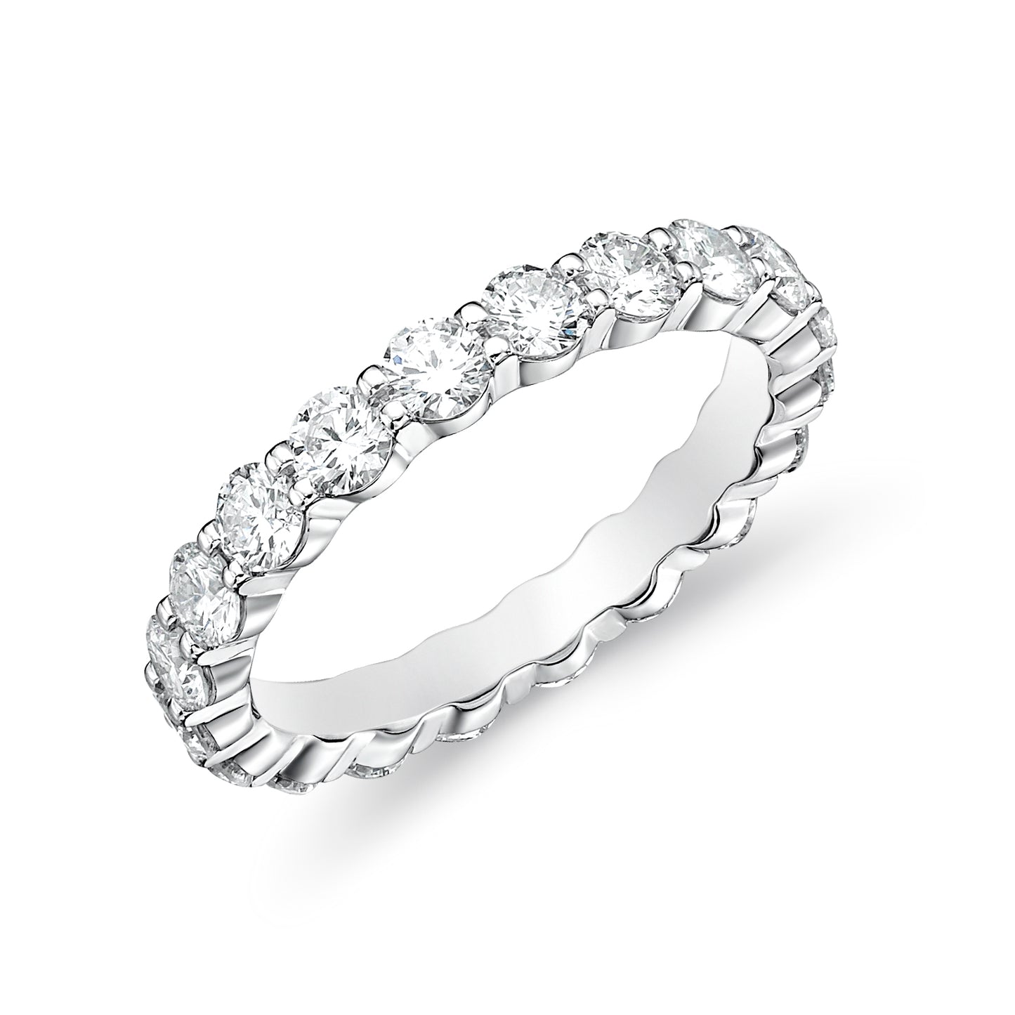 18KW DIA ETERNITY BAND 2.13TWT