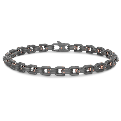 ZANCAN 18KR AND TITANIUM MENS BRACELET