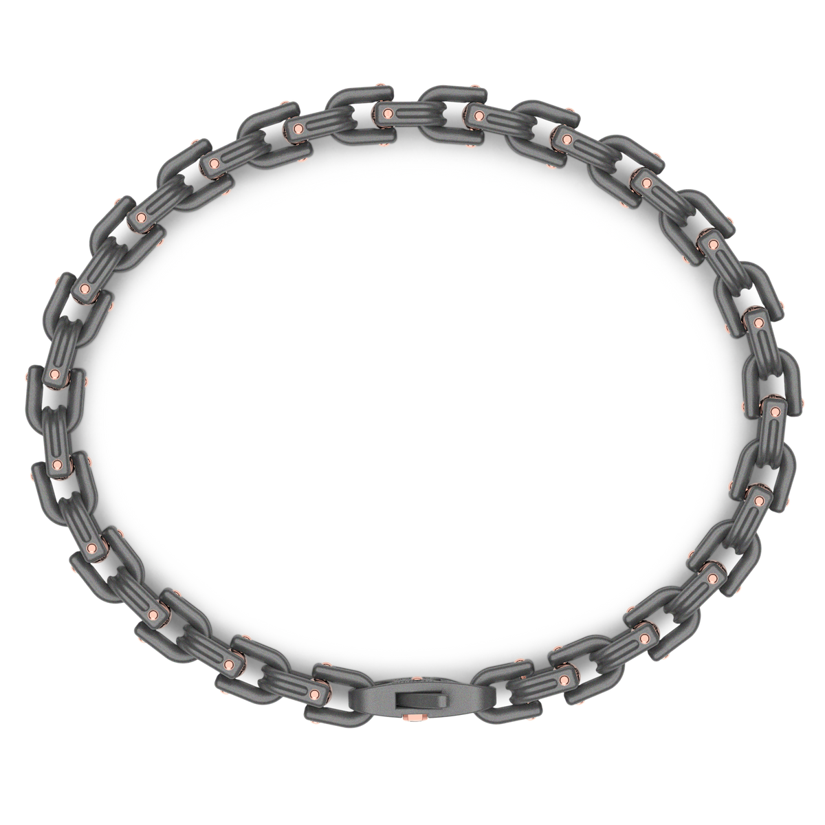 ZANCAN 18KR AND TITANIUM MENS BRACELET