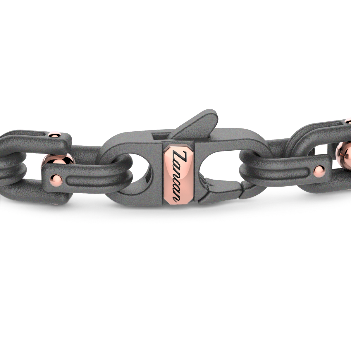 ZANCAN 18KR AND TITANIUM MENS BRACELET