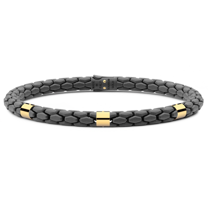 ZANCAN 18KY AND TITANIUM MENS BRACELET