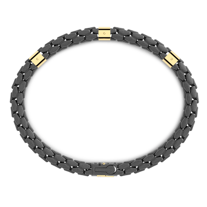ZANCAN 18KY AND TITANIUM MENS BRACELET