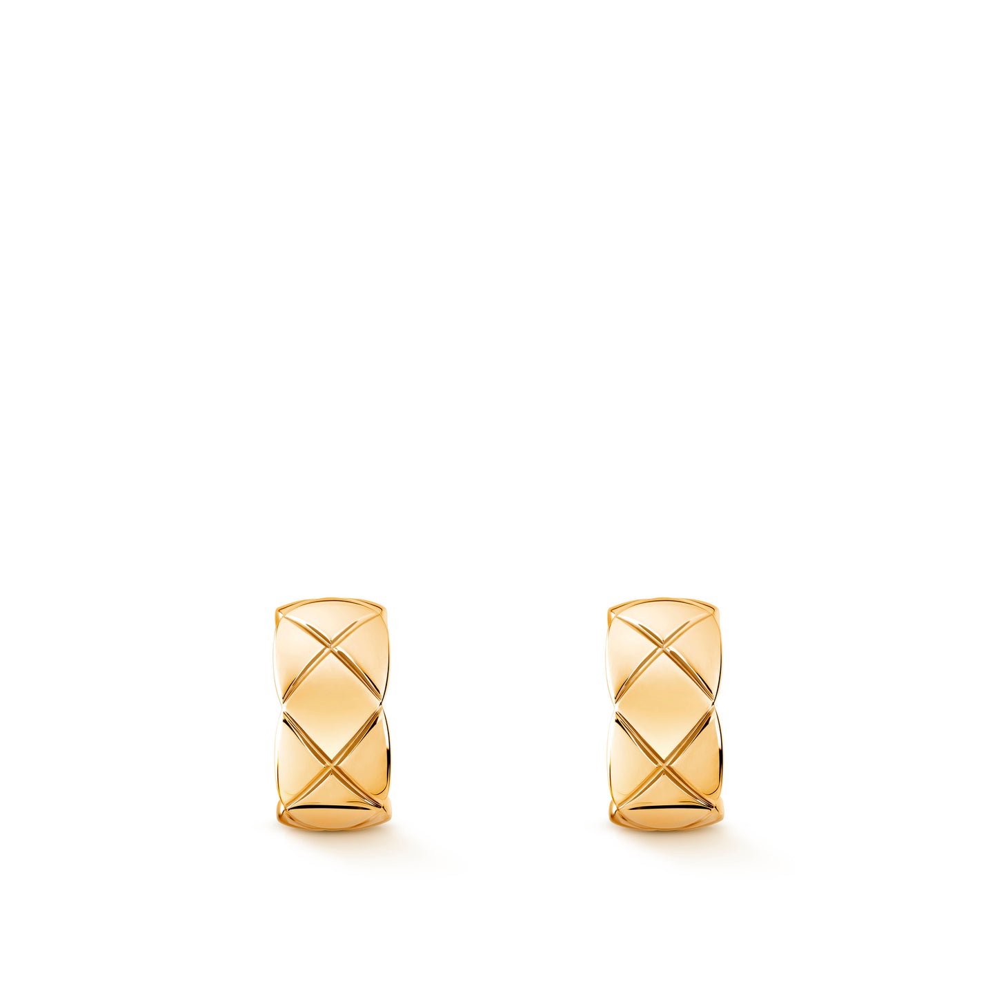 CHANEL COCO CRUSH EARRINGS QUILTED MOTIF
