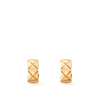CHANEL COCO CRUSH EARRINGS QUILTED MOTIF