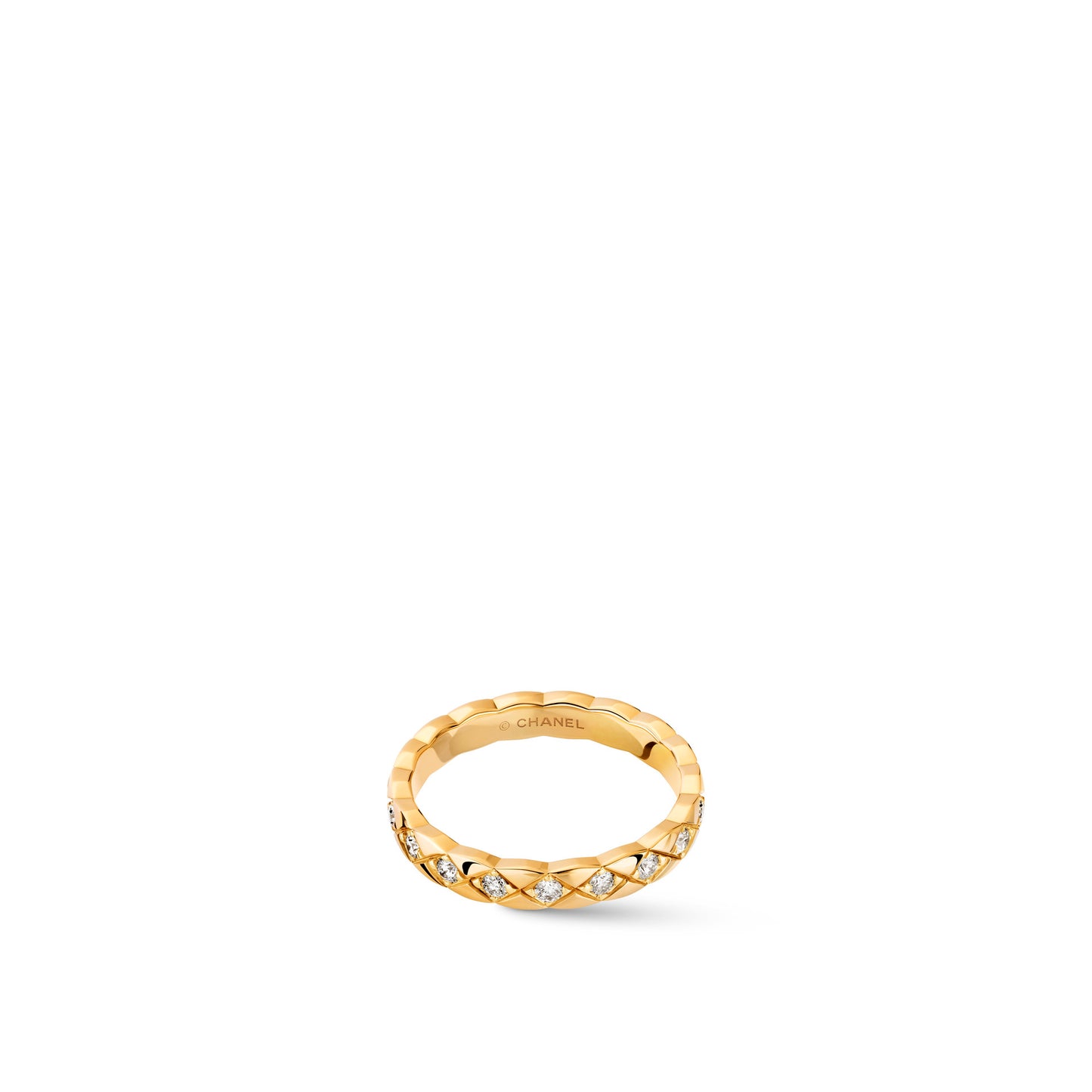 CHANEL COCO CRUSH RING, QUILTED MOTIF MINI VERSION