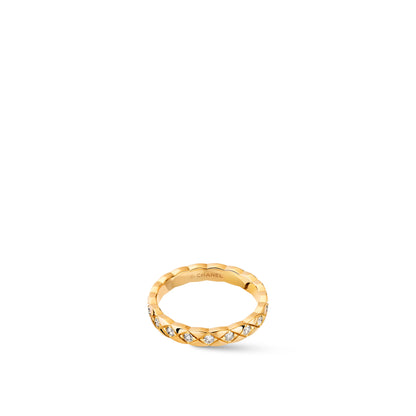CHANEL COCO CRUSH RING, QUILTED MOTIF MINI VERSION