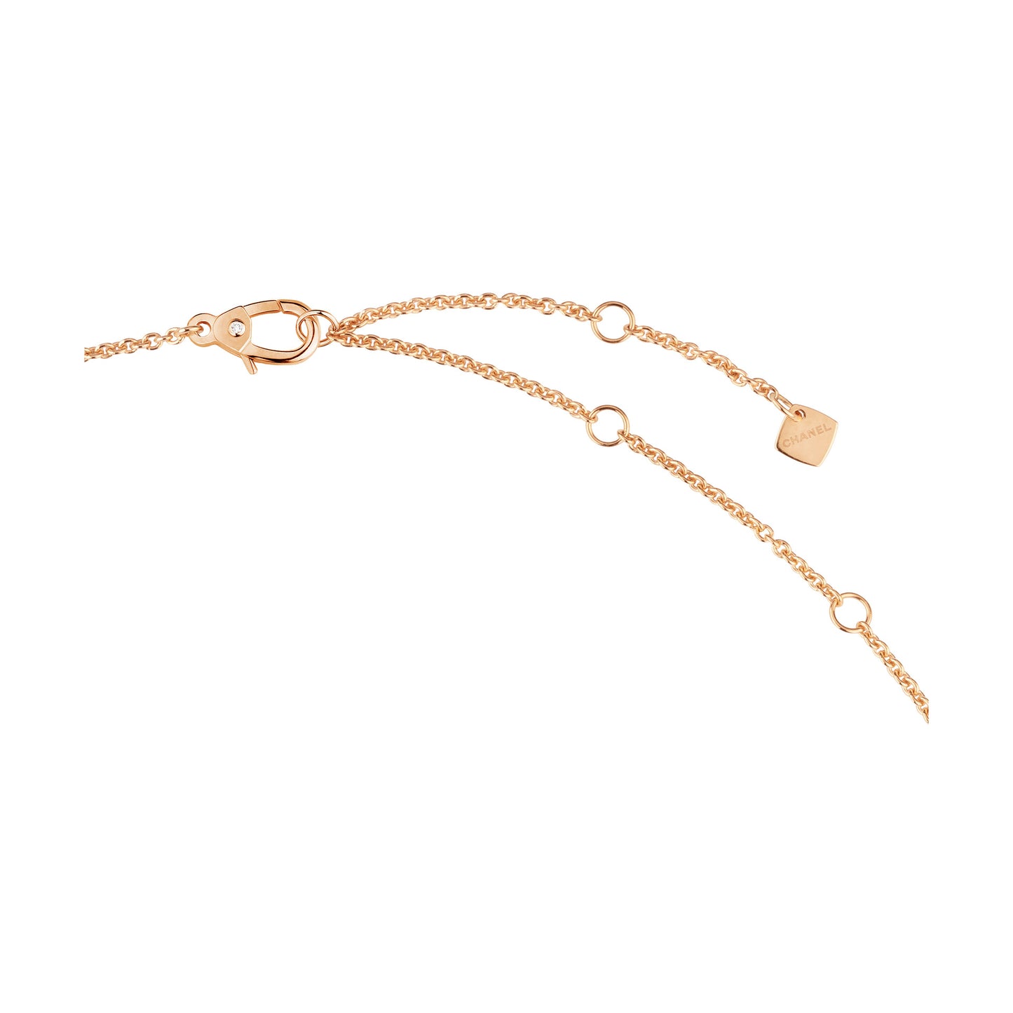 CHANEL COCO NECKLACE QUILTED MOTIF