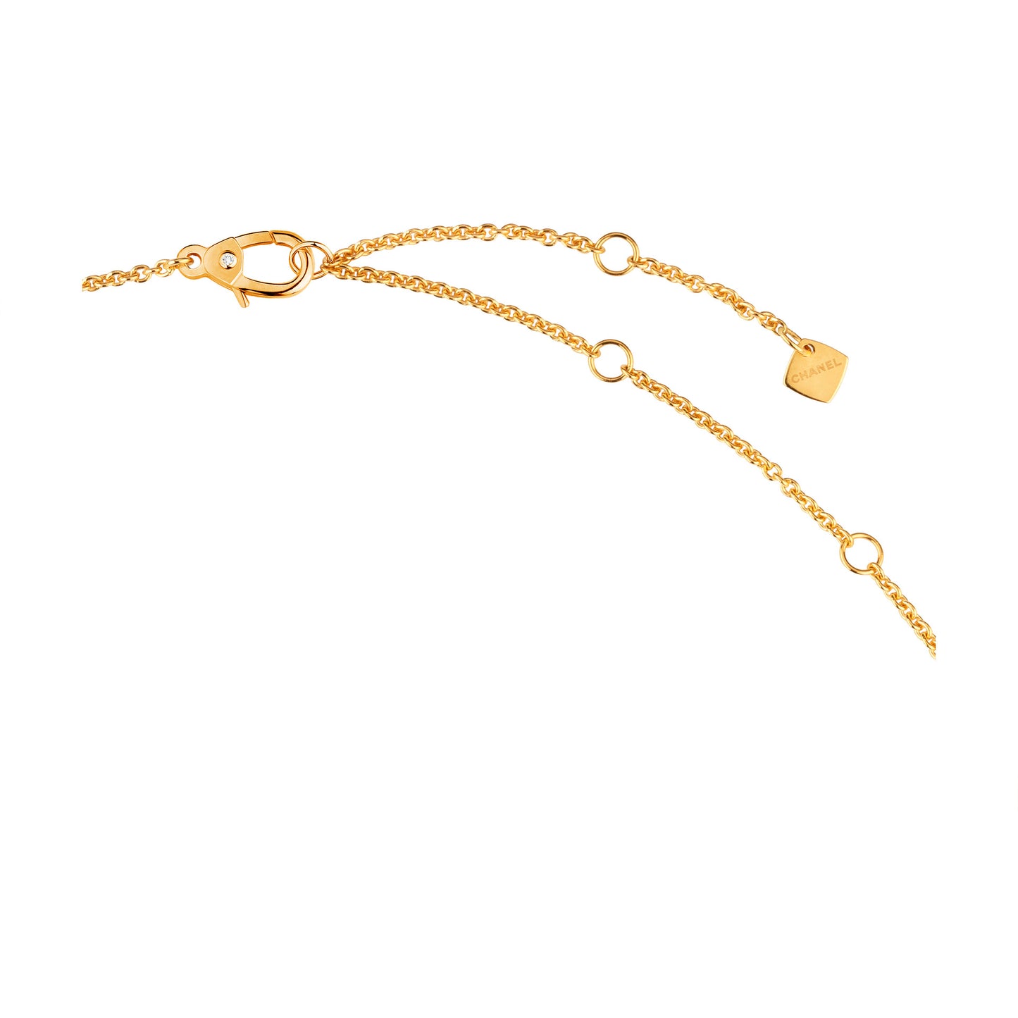 CHANEL COCO NECKLACE QUILTED MOTIF