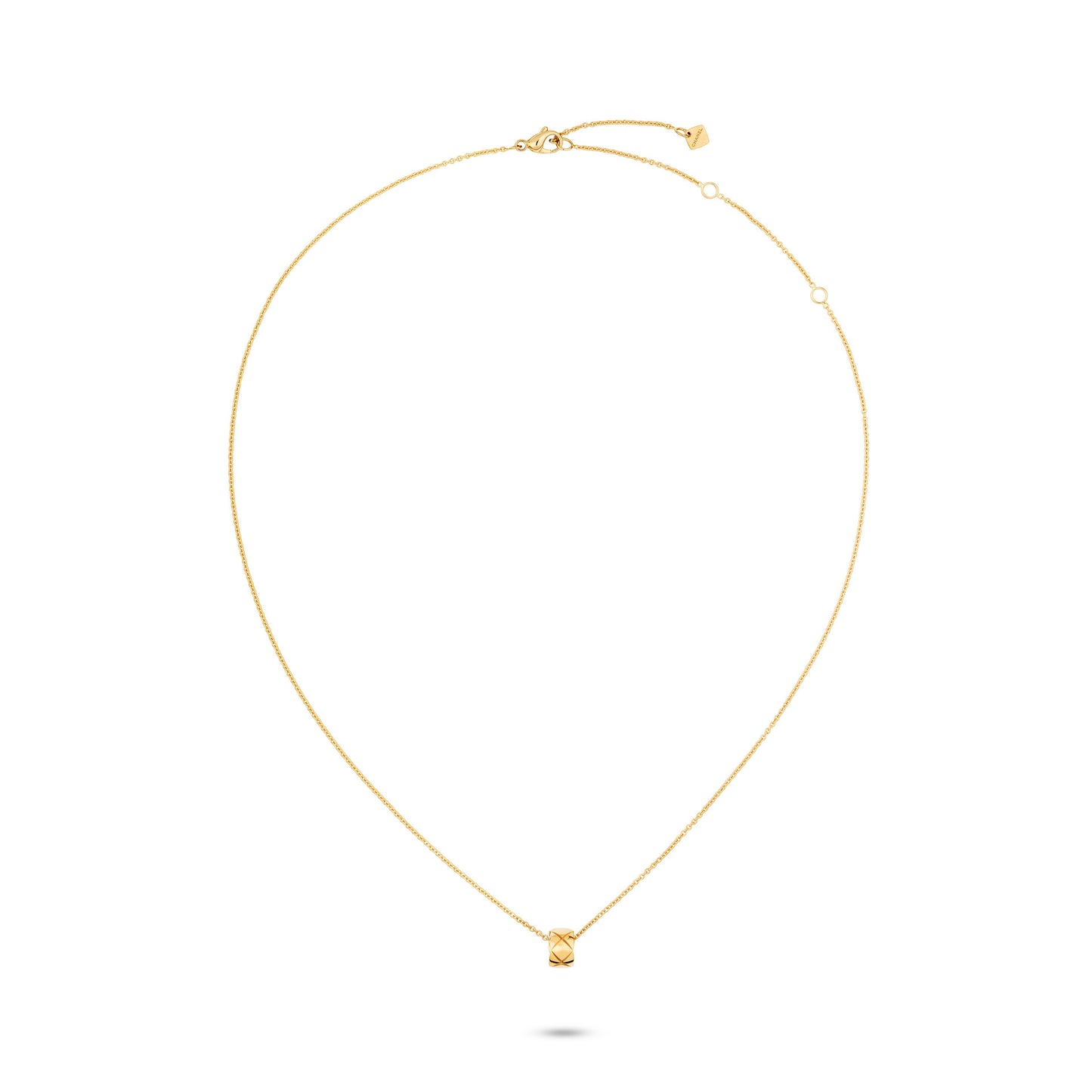 CHANEL COCO CRUSH NECKLACE QUILTED MOTIF SMALL VERSION