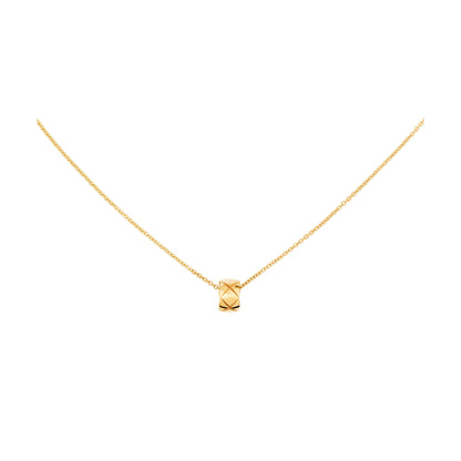 CHANEL COCO CRUSH NECKLACE QUILTED MOTIF SMALL VERSION