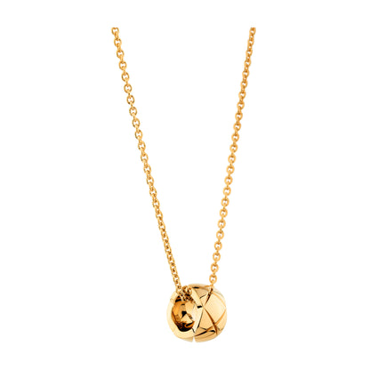 CHANEL COCO CRUSH NECKLACE QUILTED MOTIF SMALL VERSION