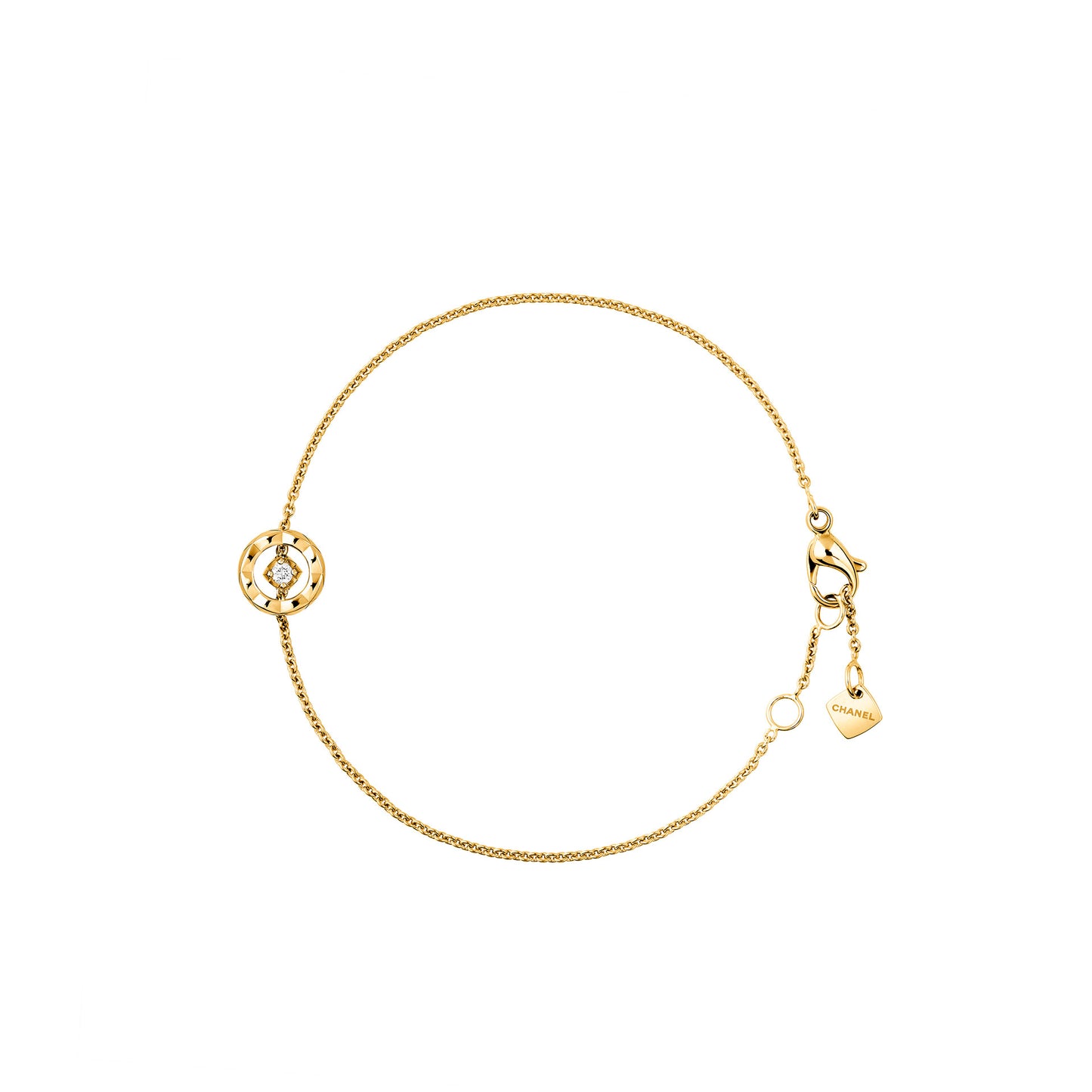 CHANEL COCO BRACELET QUILTED MOTIF