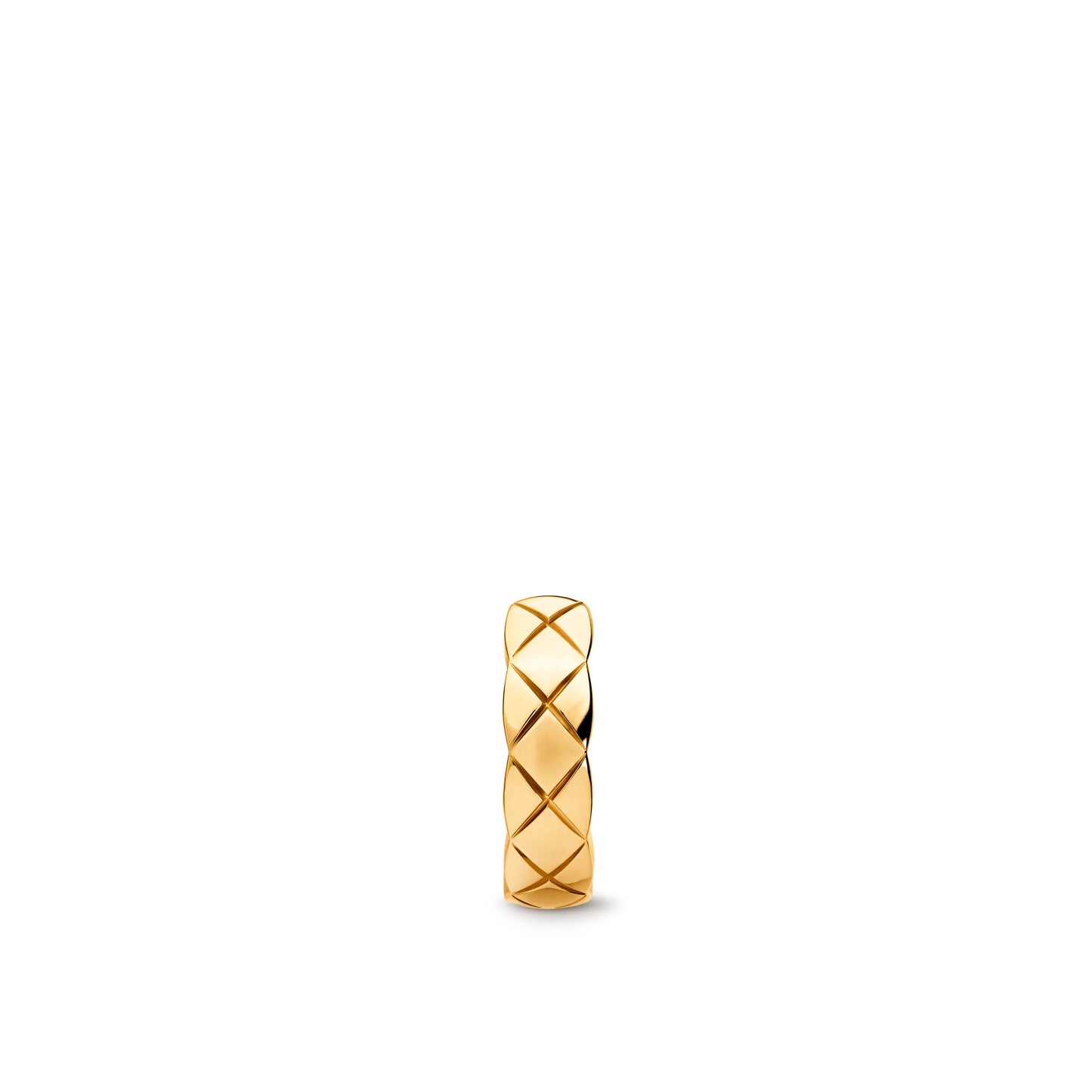 CHANEL COCO CRUSH SINGLE MINI HOOP QUILTED MOTIF MINI VERSION