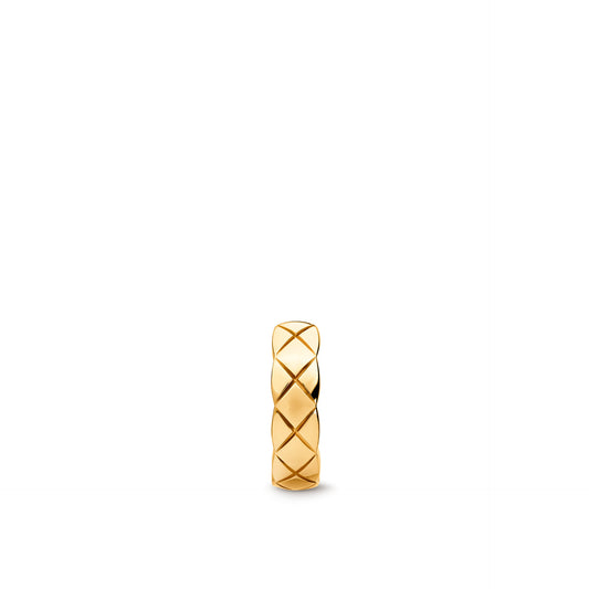 CHANEL COCO CRUSH SINGLE MINI HOOP QUILTED MOTIF MINI VERSION